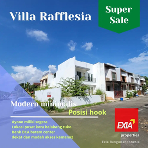 dijual cepat villa Rafflesia hook 2 lantai