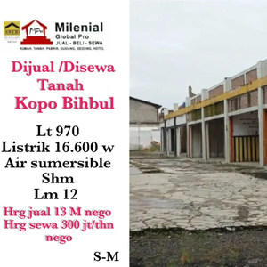 Dijual / Disewa Tanah Kopo Bihbul Bandung