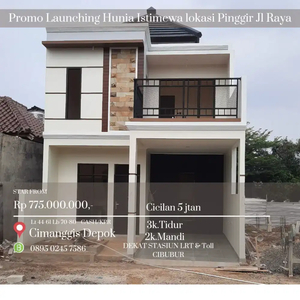 Dijual Rumah Cluster Bali Modern Di Lokasi Premium Dekat Lrt