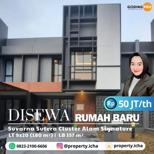 DISEWA RUMAH CANTIK MASIH BARU Cluster Alam Signature TYPE FIORE+