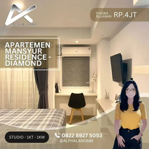 Disewakan Apartemen Type Studio
Diamond Tower Mansyur