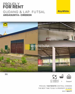 Disewakan Gudang & Lapangan Futsal di Argasunya - Cirebon