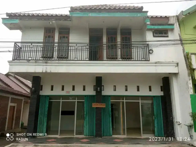 Disewakan ruang usaha +tempat tinggal