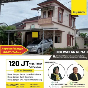 Disewakan Rumah di Jl. Sultan M Mansyur Komp. Permata Kel, Bukit Lama
