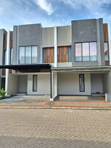 Disewakan rumah semi furnished di Cluster dekat Stasiun Jurangmangu