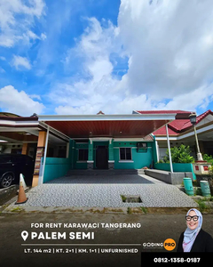 DISEWAKAN RUMAH SUDAH RENOV DI PALEM SEMI KARAWACI TANGERANG