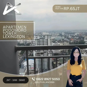 Disewakan Unit Apartemen Podomoro Medan Type 2 Bedroom Tower Lexington