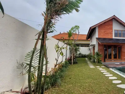 For Rent Brand New Villa Yearly With Clean Fresh Air in Canggu Bali