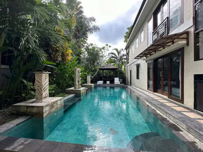 For Rent Yearly Spacious 4br Villa In Tourist Area Canggu Bali