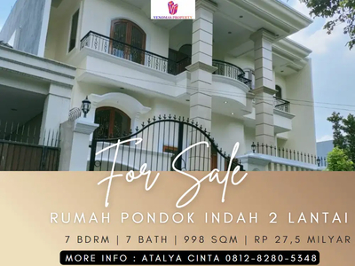 For Sale Luxury House In Pondok Indah