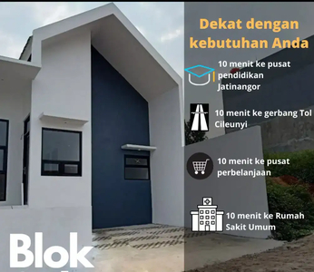 Promo Rumah cluster DP murah cibiru cileunyi bandung timur