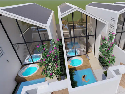 Resort Villa Private Pool mudah dijangkau di area Jogja bagian utara