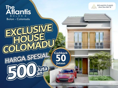 RUMAH 2 LANTAI 500AN JT DI COLOMADU DEKAT RS TNI AU FREE SHM