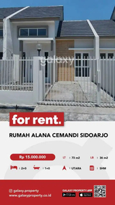 Rumah Baru 1 Lantai Di Alana Cemandi Sidoarjo