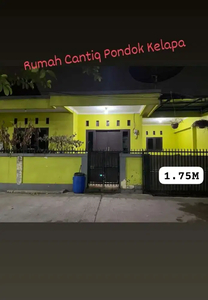 Rumah Cantiq Pondok Kelapa Semi Furnish