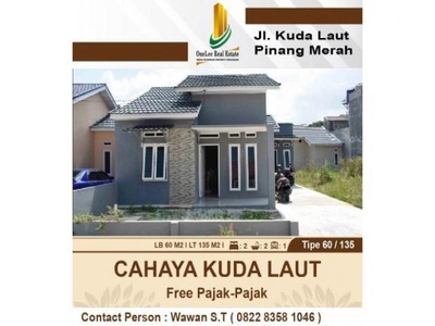 Rumah Dijual, Tenayan Raya, Pekanbaru, Riau