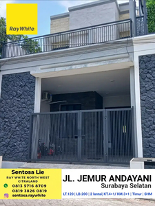 Rumah Jemur Andayani Surabaya Selatan BARU 4+1 K.Tidur dan Kitchen set