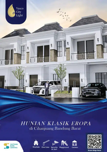 Rumah konsep eropa classic dua lantai di Cihanjuang dengan harga promo