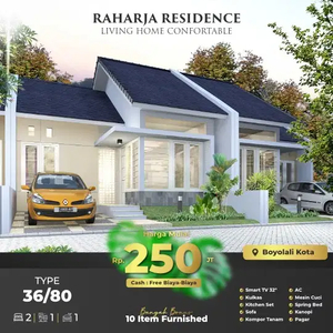 RUMAH MURAH FULL FURNISHED DI BOYOLALI KOTA