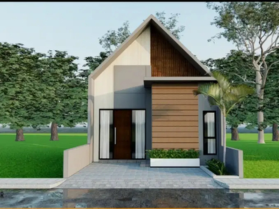 Rumah Scandi Minimalis 3kt 2km di Aws dkt indogrosir