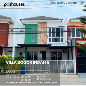 Rumah Siap Huni Villa Bogor Indah 6 Sudah Renovasi Dibantu KPR J-19048