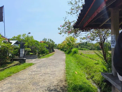 tanah itr kuning view cantik murah dekat pantai di bali.