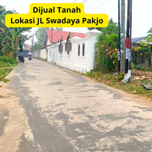 Tanah Kosong SHM Lokasi Jalan Swadaya Pakjo Luas 160m2