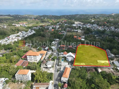 Tanah View Laut di Jalan Pura Masuka, Ungasan Dekat Pantai Melasti