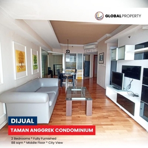 Dijual Apartemen Fully Furnished, Taman Anggrek Condominium, 2 Bedroom - Jakarta Barat