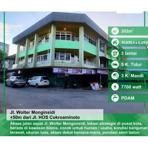 Dijual Ruko Bekas Luas 357 m2 Pasar Mawar - Pontianak Kalimantan Barat