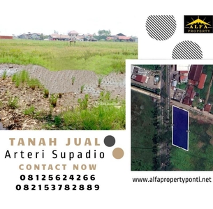 Jual Tanah Luas 34x80 meter Jalan Arteri Supadio - Pontianak Kalimantan Barat