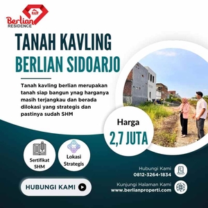 Dijual Tanah Strategis Sidoarjo