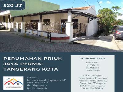 DIJUAL RUMAH PERUMAHAN PRIUK JAYA PERMAI TANGERANG KOTA -PROSES LELANG