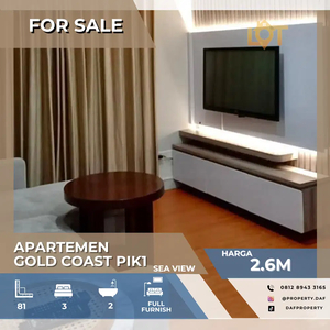 Dijual Apartement Gold Coast 3br Unit Exclusive Full Furnish