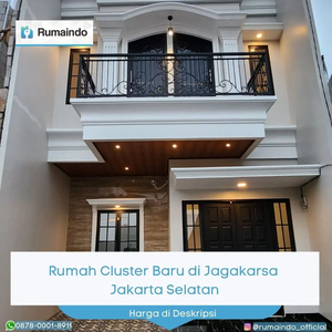 Dijual Murah Rumah Cluster Baru di Jagakarsa Jakarta Selatan