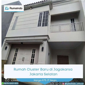 Dijual Murah Rumah Cluster Baru di Jagakarsa Jakarta Selatan