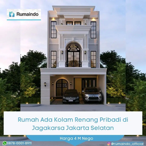 Dijual Rumah Ada Kolam Renang Pribadi di Jagakarsa Jakarta Selatan
