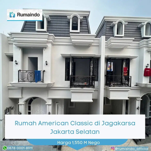 Dijual Rumah American Classic di Jagakarsa Jakarta Selatan