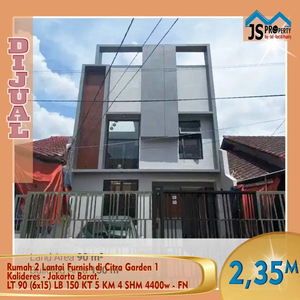 DIJUAL RUMAH BARU FURNISH 2 LANTAI CITRA GARDEN 1 JAKARTA BARAT