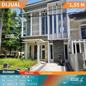 Dijual Rumah Baru Siap Huni di  VILLA DIENG RESIDENCE, Malang