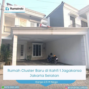 Dijual Rumah Cluster Baru di Kahfi 1 Jagakarsa Jakarta Selatan