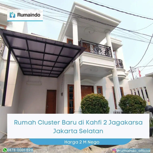 Dijual Rumah Cluster Baru di Kahfi 2 Jagakarsa Jakarta Selatan