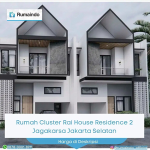 Dijual Rumah Cluster Rai House Residence 2 Jagakarsa Jakarta Selatan