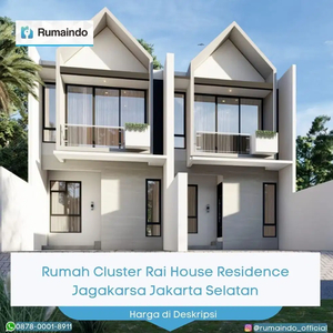 Dijual Rumah Cluster Rai House Residence Jagakarsa Jakarta