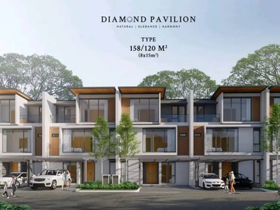 Dijual Rumah Hook 3 Lantai di Diamond Pavilion, Batam Center