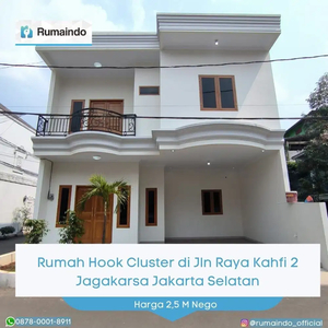 Dijual Rumah Hook Cluster di Jln Raya Kahfi 2 Jagakarsa Jakarta