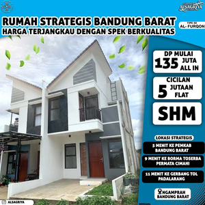 Dijual Rumah Mewah 2 Lantai 600 JT-an Bisa KPR Dekat Tol Padalarang