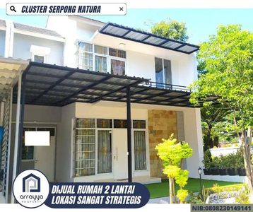 Dijual Rumah Siap Huni 2 Lantai Cluster Serpong Natura City `AR48`