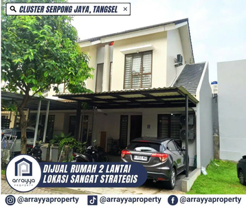 Dijual Rumah Siap Huni Lokasi Di Cluster Serpong Jaya Pamulang -AH565.
