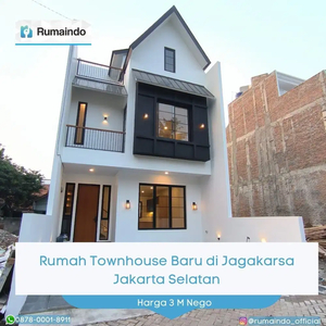 Dijual Rumah Townhouse Baru di Jagakarsa Jakarta Selatan